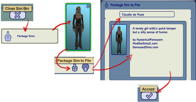 Packaging a sim in Bodyshop