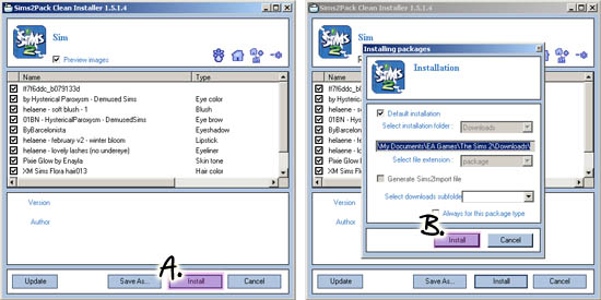 the sims 2 clean pack installer download