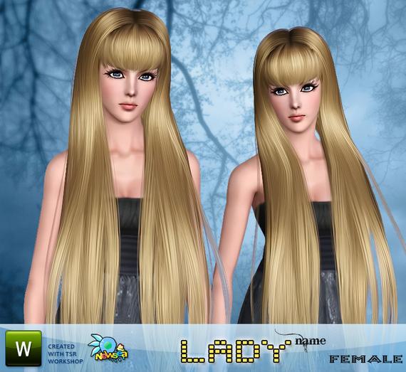 super long hair sims 4